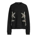 【送料無料】 ディースクエアード レディース パーカー・スウェットシャツ アウター Sweatshirts Black