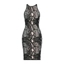 【送料無料】 バルマン レディース ワンピース トップス Midi dresses Black