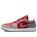 Air Jordan ジョーダン レディース スニーカー RED/GRAY 【(WMNS) Air Jordan 1 Low SE 'Split - Gym R...