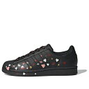 adidas アディダス レディース スニーカー Core Black/Cloud White/Glory Pink 【(WMNS) adidas Superstar 'Valentine's Day' FV3288】 サイズ US_6(23.0cm)
