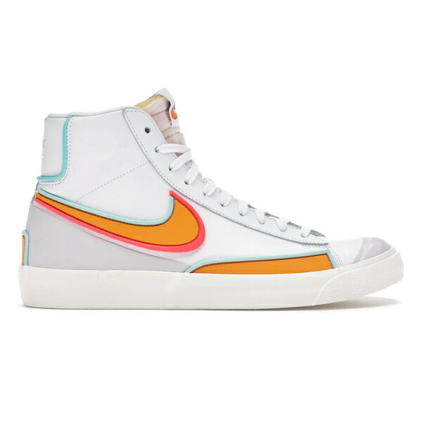 Nike ナイキ メンズ スニーカー 【Nike Blazer Mid Infinite White Kumquat】 サイズ US_6.5(24.5cm) White/Kumquat-Aurora Green