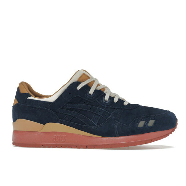 ASICS アシックス メンズ スニーカー 【ASICS Gel-Lyte III Packer Shoes x J. Crew Navy Buck】 サイズ US_10(28.0cm) Navy/White
