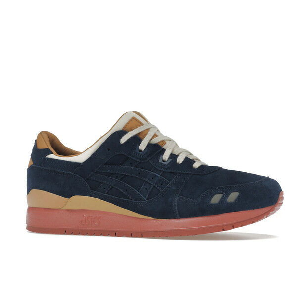 ASICS アシックス メンズ スニーカー 【ASICS Gel-Lyte III Packer Shoes x J. Crew Navy Buck】 サイズ US_10(28.0cm) Navy/White