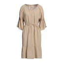 yz 120m fB[X s[X gbvX Midi dresses Beige