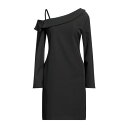 【送料無料】 ル ストレーゲ レディース ワンピース トップス Mini dresses Black