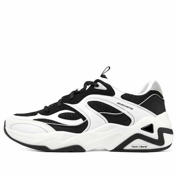 Skechers スケッチャーズ メンズ スニーカー 【Skechers D'LITES Hyper Burst 'White Black' 232425-WBK】 サイズ US_11(29.0cm)