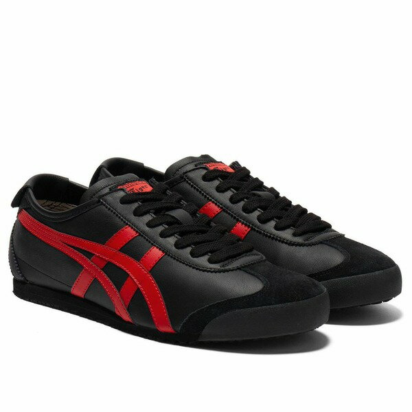 Onitsuka Tiger オニツカタイガー メンズ スニーカー 【Onitsuka Tiger Mexico 66 'Black Classic Red' 1183C102-004】 サイズ US_5(23.0cm)