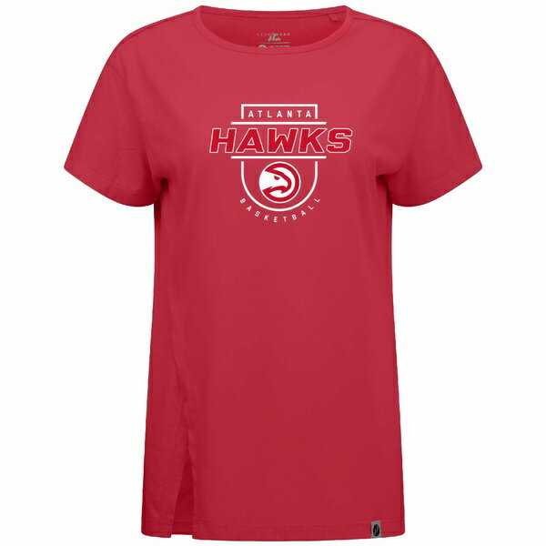 ٥륦 ǥ T ȥåץ Atlanta Hawks Levelwear Women's Influx In The Key TShirt Red