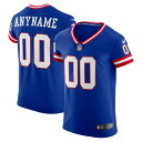 ナイキ メンズ ユニフォーム トップス New York Giants Nike Vapor F.U.S.E. Elite Custom Jersey Blue