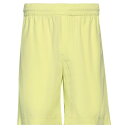 エムエスジイエム MSGM エムエスジイエム カジュアルパンツ ボトムス メンズ Shorts & Bermuda Shorts Acid green