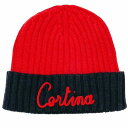 エムシーツーセイントバース メンズ 帽子 アクセサリー Blended Cashmere Hat With Cortina Embroidery RED