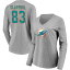 եʥƥ ǥ T ȥåץ Miami Dolphins Fanatics Branded Women's Team Authentic Custom Long Sleeve VNeck TShirt Claypool,Chase-83