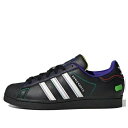 adidas アディダス レディース スニーカー Core Black/Night Flash/Solar Green 【(WMNS) adidas Superstar x KSENIASCHNAIDER 'Black Night Flash Green' IE0365】 サイズ US_9.5(26.5cm)(4)