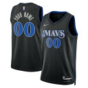 【送料無料】 ナイキ メンズ ユニフォーム トップス Dallas Mavericks Nike Unisex 2023/24 Custom Swingman Jersey Black City Edition