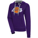 【送料無料】 アンティグア レディース パーカー・スウェットシャツ アウター Los Angeles Lakers Antigua Women's Victory Pullover Hoodie Purple