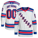 AfB_X Y jtH[ gbvX New York Rangers adidas Away Primegreen Authentic Custom Jersey White