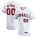 ナイキ メンズ ユニフォーム トップス Los Angeles Angels Nike Home Elite PickAPlayer Retired Roster Jersey White