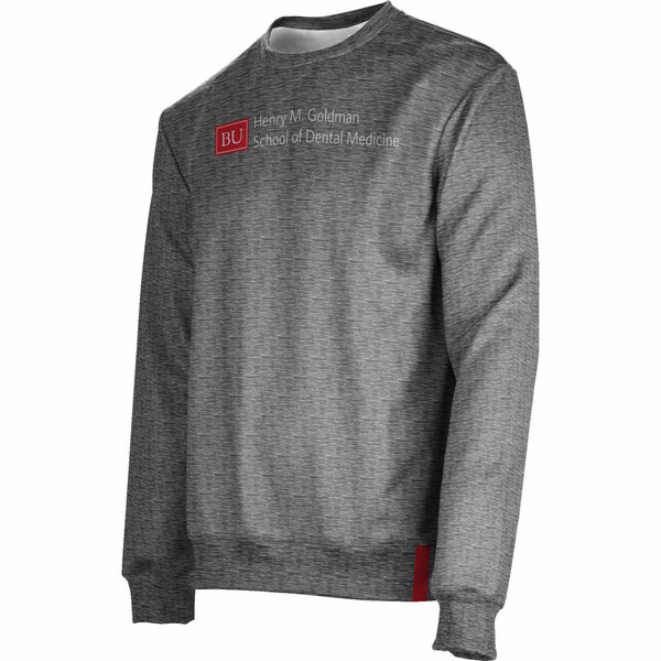 プロスフィア メンズ パーカー スウェットシャツ アウター Boston University ProSphere Henry M. Goldman School of Dental Medicine Crewneck Pullover Sweatshirt Heather Gray