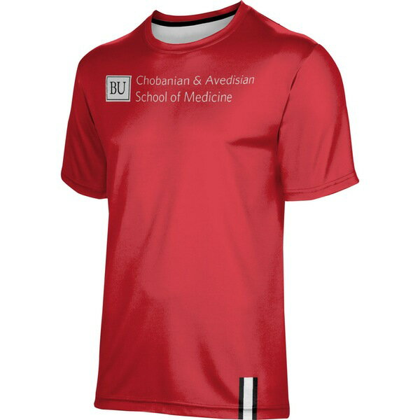 プロスフィア メンズ Tシャツ トップス Boston University ProSphere Chobanian & Avedisian School of Medicine TShirt Red