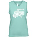 xEFA fB[X TVc gbvX Minnesota Twins Levelwear Women's Paisley Sweep VNeck Tank Top Mint