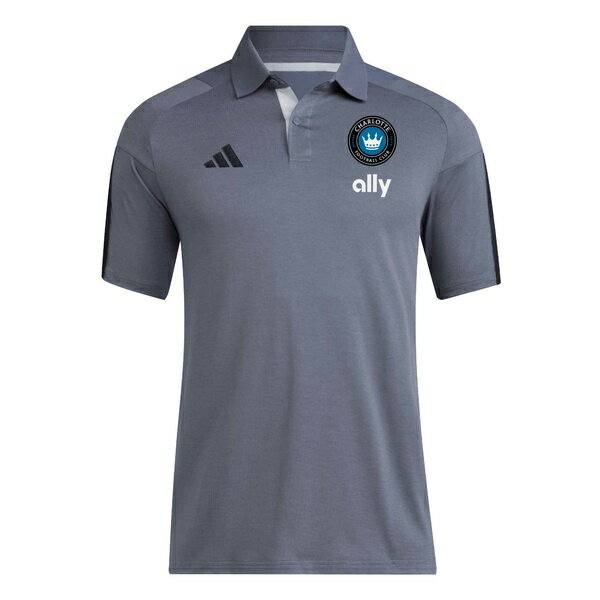 AfB_X Y |Vc gbvX Charlotte FC adidas 2024 Training Polo Gray