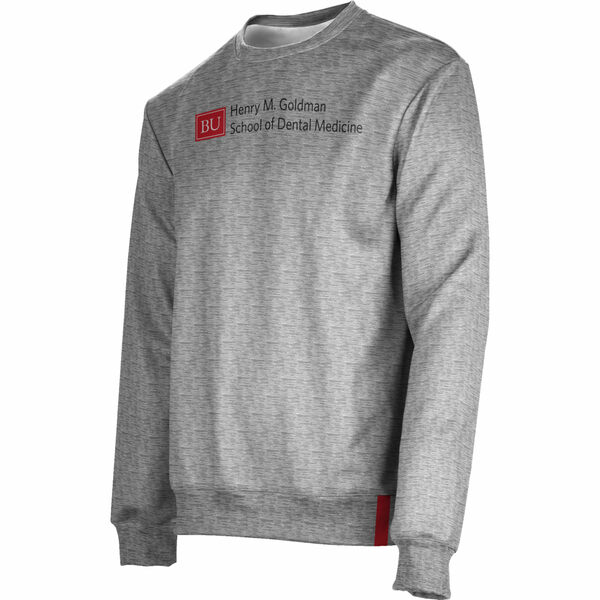 プロスフィア メンズ パーカー スウェットシャツ アウター Boston University ProSphere Henry M. Goldman School of Dental Medicine Crewneck Pullover Sweatshirt Gray