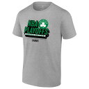 ファナティクス メンズ Tシャツ トップス Boston Celtics Fanatics Branded 2024 NBA Playoffs Defensive Stance TShirt Heather Gray
