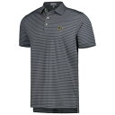 ピーター ミラー メンズ ポロシャツ トップス Wake Forest Demon Deacons Peter Millar Crafty Performance Jersey Polo Gray