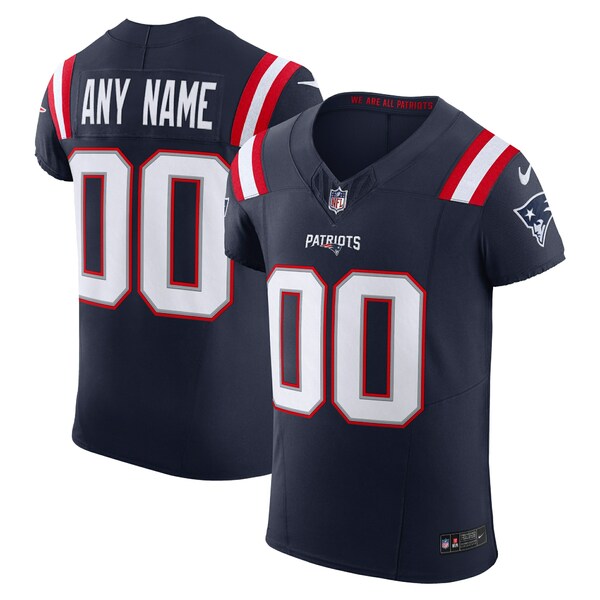 ʥ  ˥ե ȥåץ New England Patriots Nike Vapor F.U.S.E. Elite Custom Jersey Navy