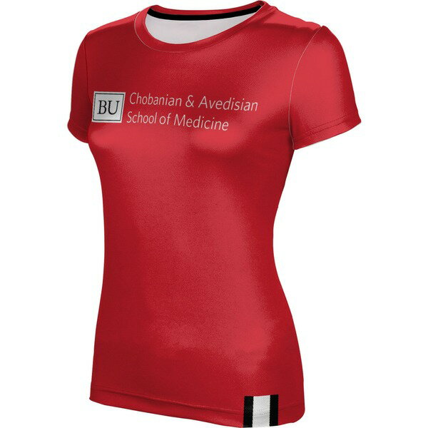 プロスフィア レディース Tシャツ トップス Boston University ProSphere Women's Chobanian & Avedisian School of Medicine TShirt Red