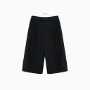 アレキサンダーワン レディース カジュアルパンツ ボトムス Alexander Wang Tailored Culottes Bermuda Shorts BLACK