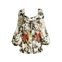 ケーティメイ レディース ワンピース トップス The Romantic Floral Open-Back Minidress neutral tropical