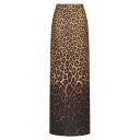 ヴァレンティノ レディース スカート ボトムス Long Skirt In Crepe Couture Animalier Degrad animal print