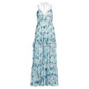 カミニューヨークシティ レディース ワンピース トップス Doris Silk Floral Maxi Dress sea floral