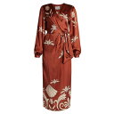 ジョハンナ・オーティズ レディース ワンピース トップス Timeless Concourse Wrap Dress antiquaire brick antique ecru