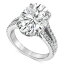 Хå꡼ߥ奫   ꡼ Certified Lab Grown Diamond Oval Solitaire Plus Engagement Ring (7-1/2 ct. t.w.) in 14k White Gold White Gold