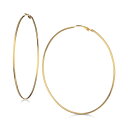 ゲス ピアス ゲス レディース ピアス＆イヤリング アクセサリー 3 1/4" Large Hoop Earrings Gold