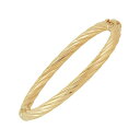 C^A S[h fB[X uXbgEoOEANbg ANZT[ Twist Hinge Bangle Bracelet in 14k Gold or White Gold Gold