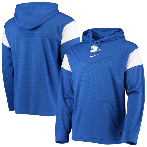 ナイキ メンズ パーカー・スウェットシャツ アウター Kentucky Wildcats Nike Sideline Jersey Pullover Hoodie Royal