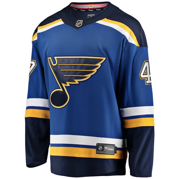 ファナティクス メンズ ユニフォーム トップス Torey Krug St. Louis Blues Fanatics Branded Home Premier Breakaway Player Jersey Blue