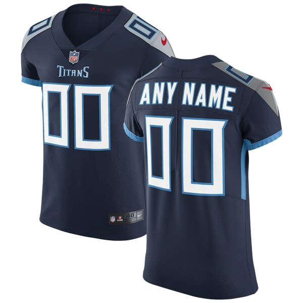 ナイキ メンズ ユニフォーム トップス Tennessee Titans Nike Vapor Untouchable Custom Elite Jersey Navy