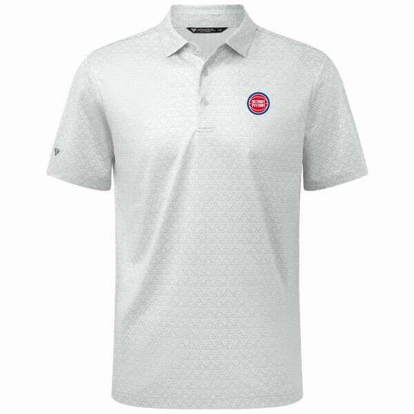 xEFA Y |Vc gbvX Detroit Pistons Levelwear System Insignia Core Polo White