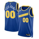 ナイキ メンズ ユニフォーム トップス Golden State Warriors Nike Unisex 2022/23 Custom Swingman Jersey Classic Edition Blue