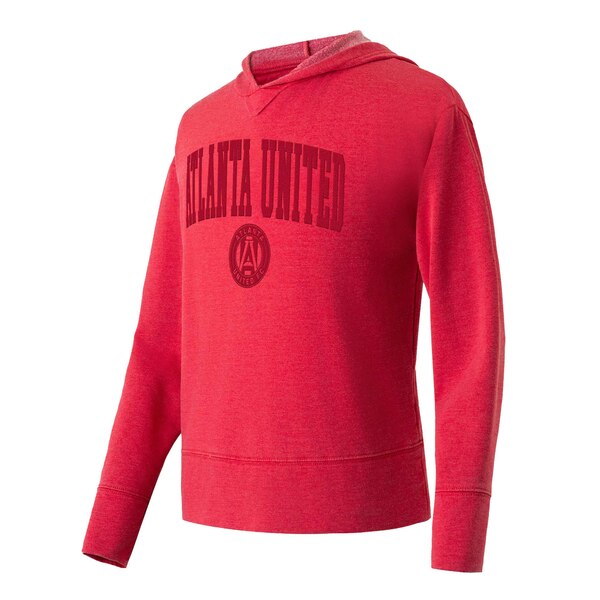 RZvgX|[c fB[X TVc gbvX Atlanta United FC Concepts Sport Women's Volley Hoodie Long Sleeve TShirt Red