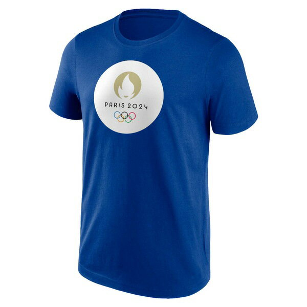 ファナティクス メンズ Tシャツ トップス Paris 2024 Summer Olympics Fanatics Branded Primary Logo TShirt Royal