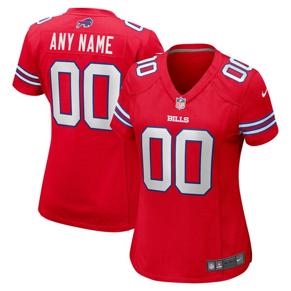 ʥ ǥ ˥ե ȥåץ Buffalo Bills Nike Women's Alternate Custom Game Jersey Red