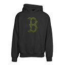 レベルウェア メンズ パーカー・スウェットシャツ アウター Boston Red Sox Levelwear Contact Digital Camo Pullover Hoodie Black