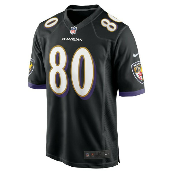 ナイキ メンズ ユニフォーム トップス Isaiah Likely Baltimore Ravens Nike Alternate Game Jersey Black