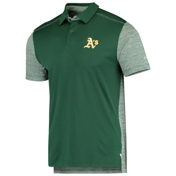 コロンビア メンズ ポロシャツ トップス Oakland Athletics Columbia Forged OmniWick Polo Green