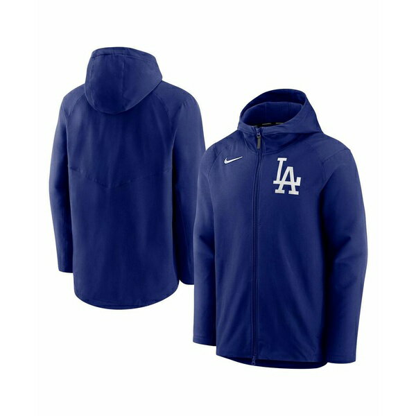 ナイキ ブルゾン レディース ナイキ レディース ジャケット＆ブルゾン アウター Men's Royal Los Angeles Dodgers Authentic Collection Full-Zip Hoodie Performance Jacket Royal